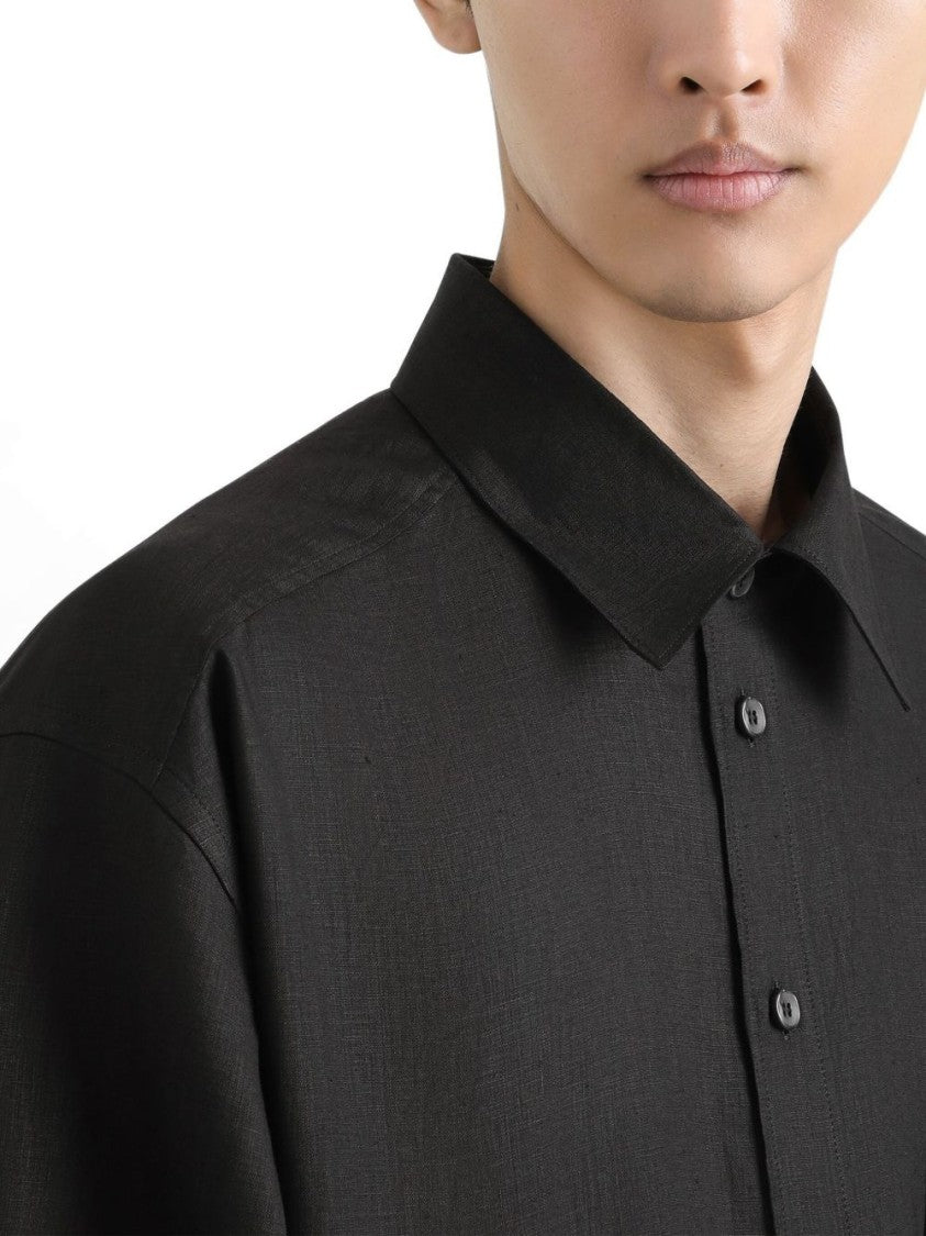 Dolce & Gabbana Black Embroidered Shirt