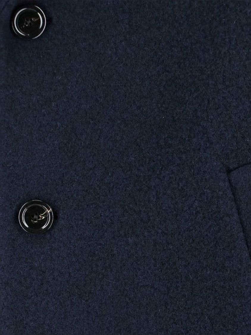 Lardini Classic Tailored Coat With Three-Button Closure