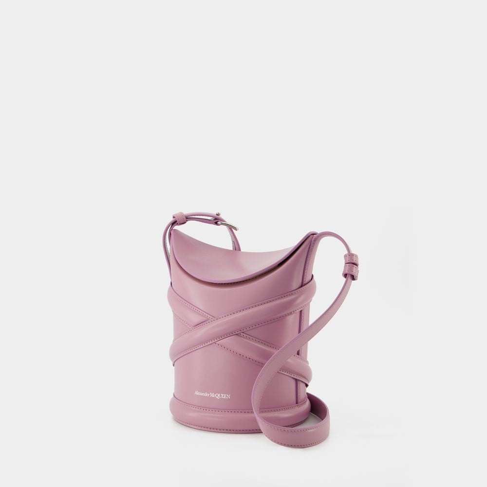 Alexander Mcqueen The Curve Hobo Bag  - Antic Pink - Leather