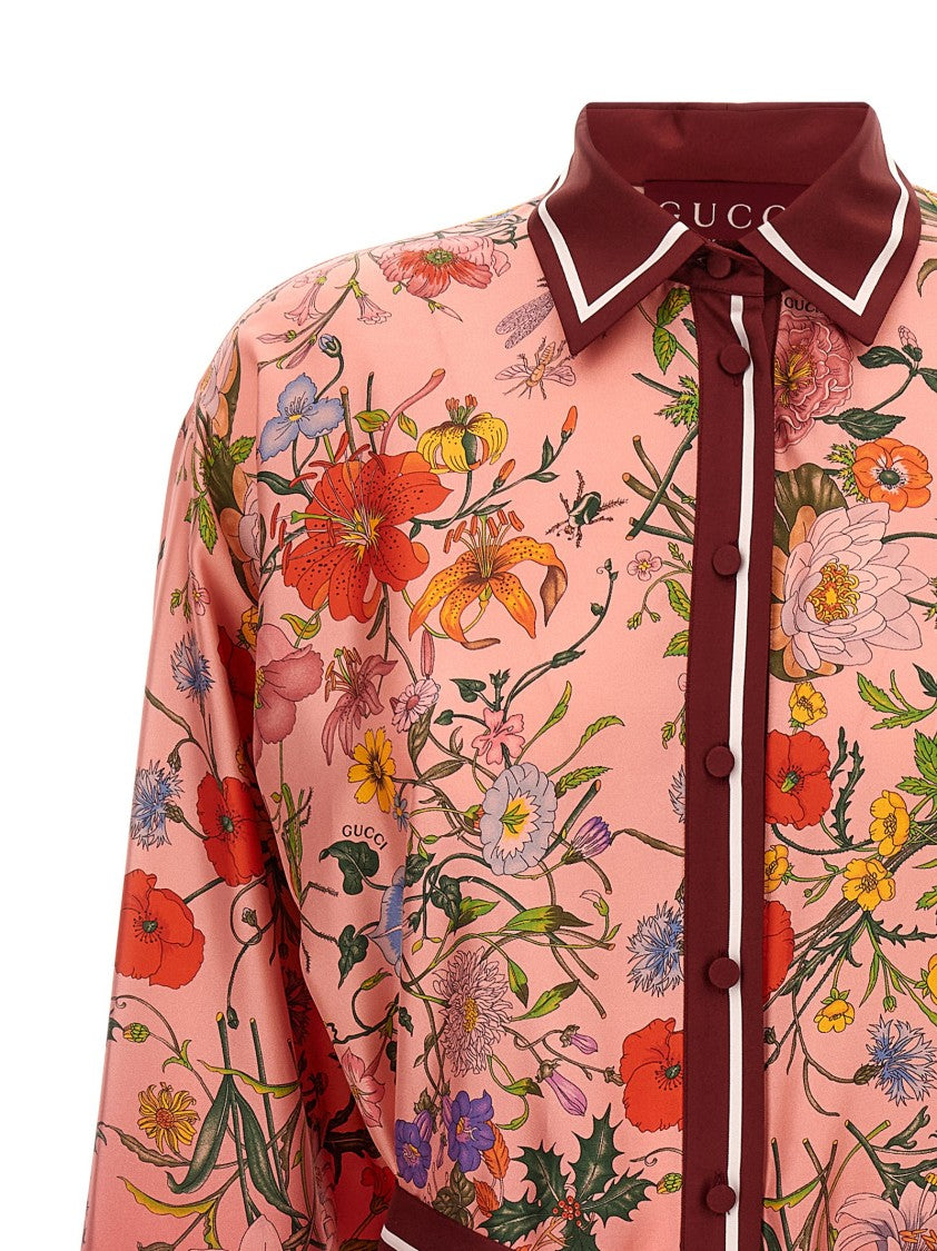 Gucci ' Flora' Print Dress