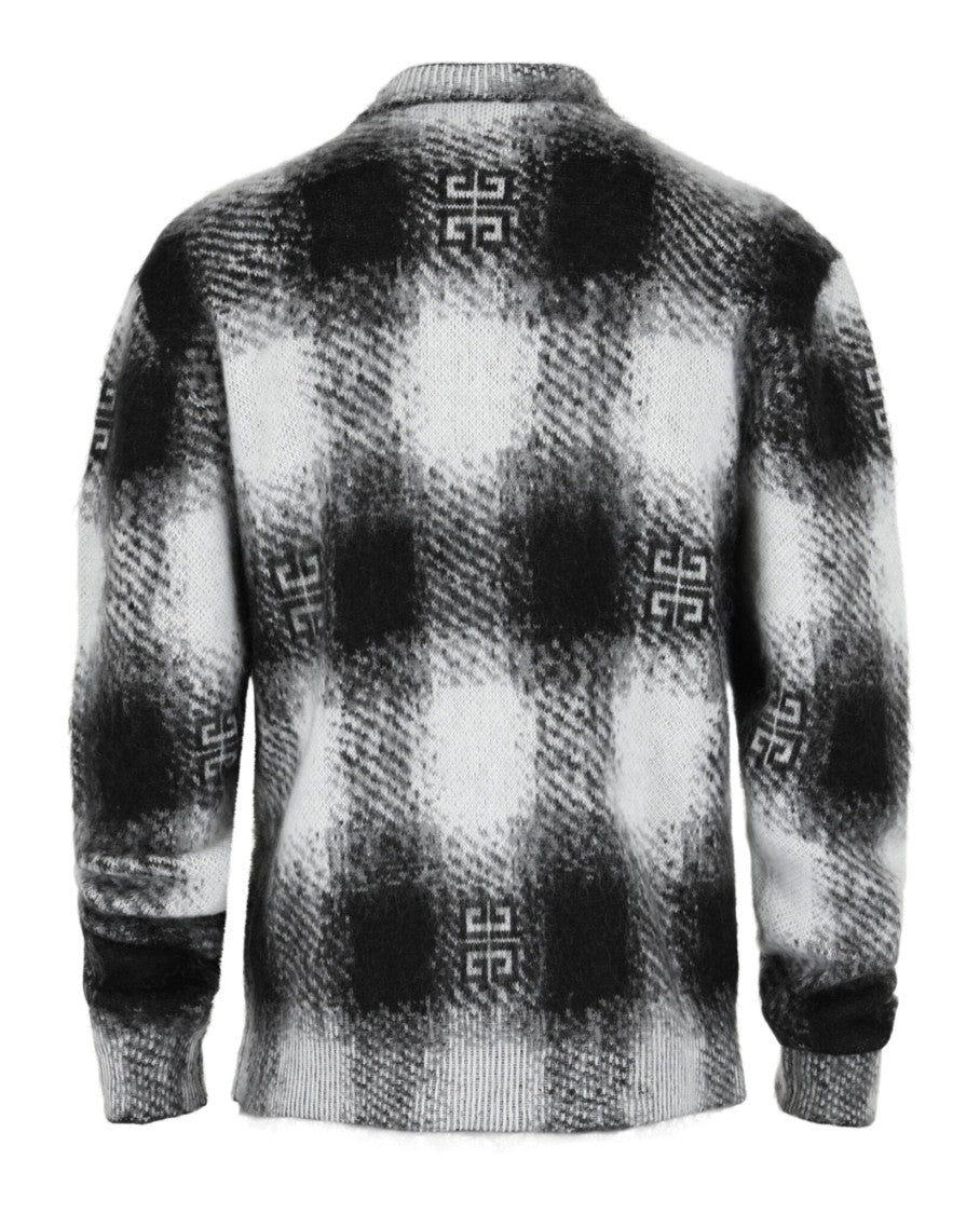 Givenchy 4G Logo Plaid Sweater