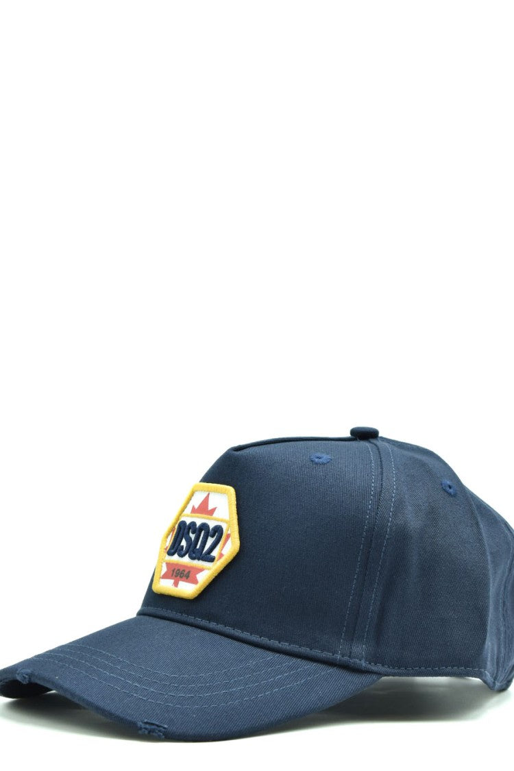 Dsquared2 Structured Blue Baseball Cap