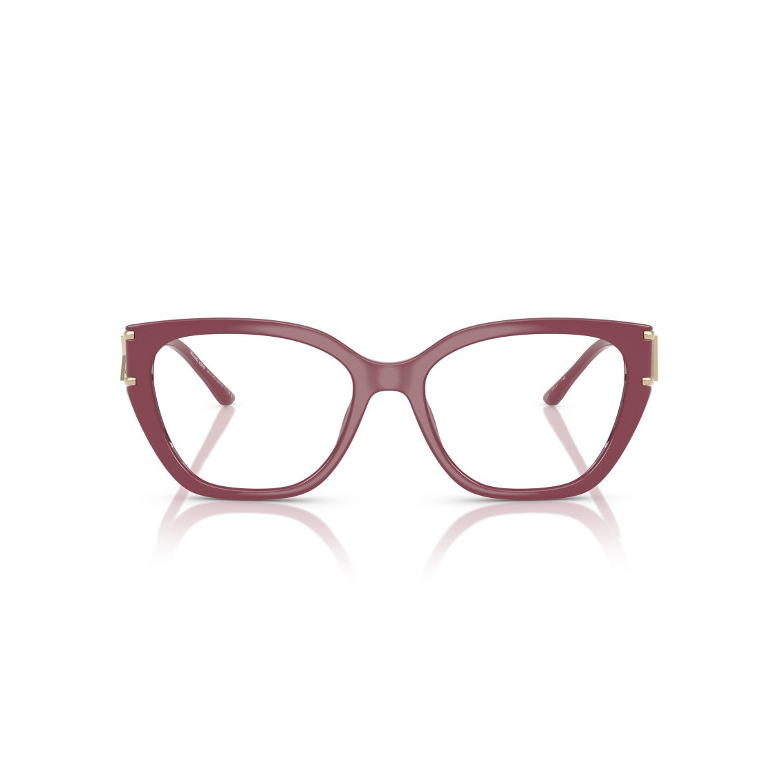 Michael Kors 0Mk4140u Bold Cat-Eye Eyeglasses With Gold Metal Temples