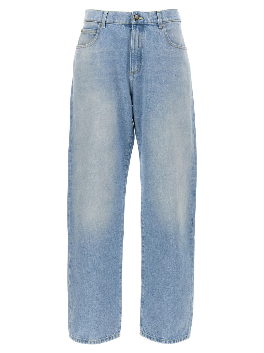 Balmain Light Blue Denim Jeans