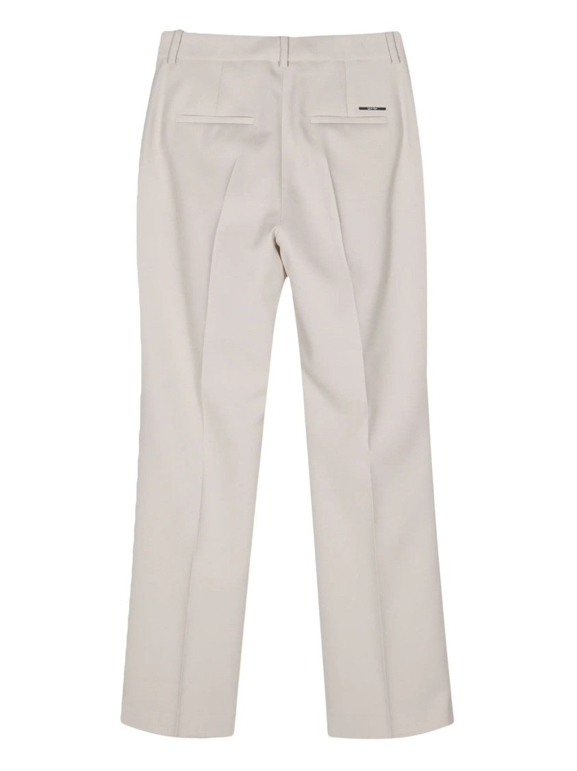 Calvin Klein Straight-Leg Trousers With Subtle Branding Detail