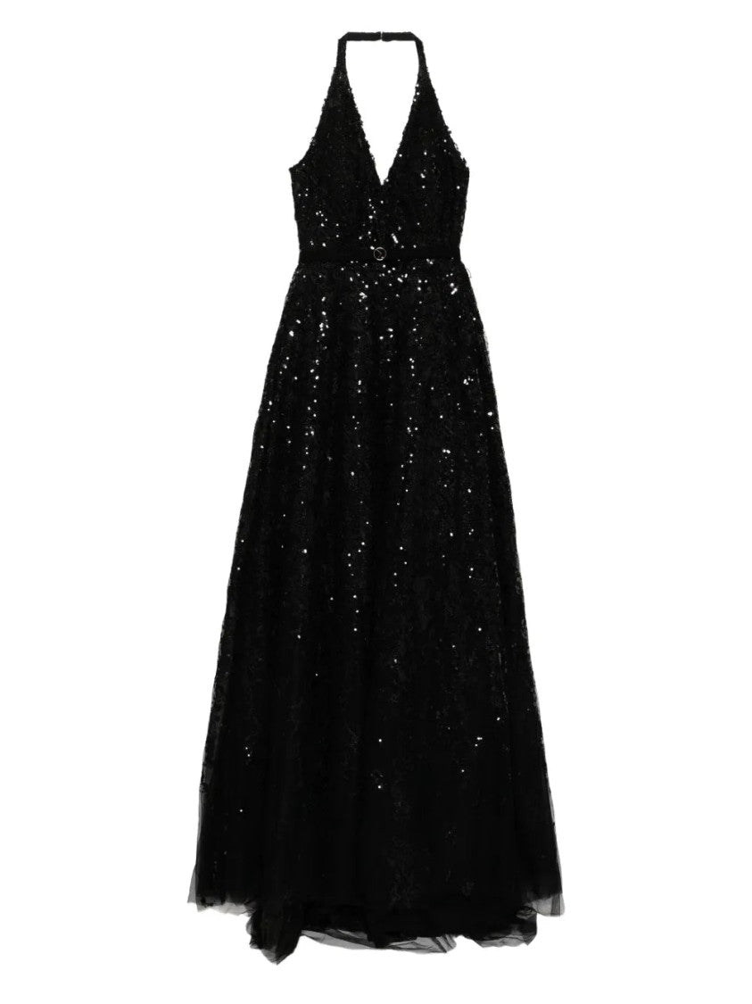 Saiid Kobeisy Embroidered Long Dress