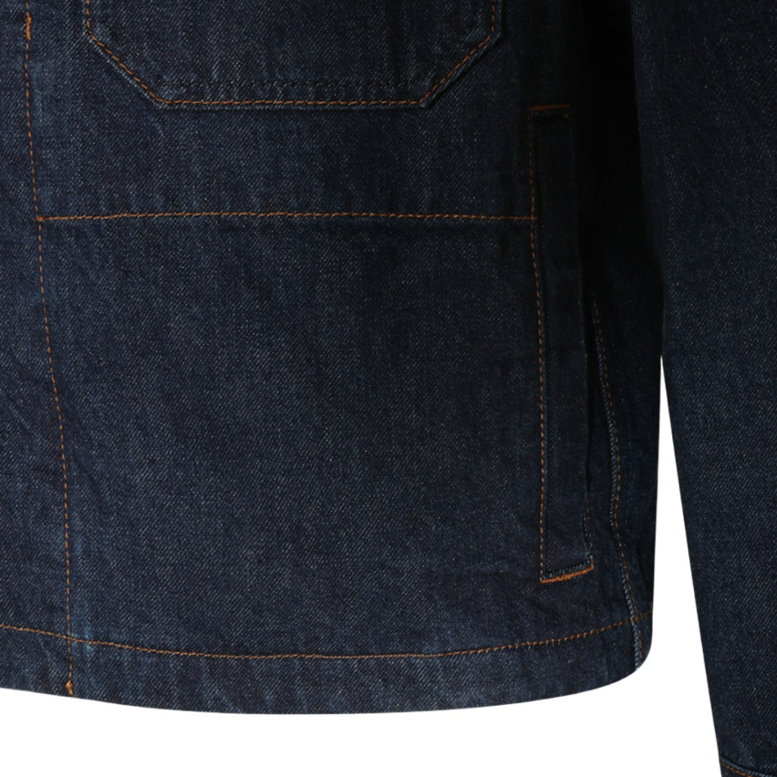 Stone Island Structured Collar Classic Denim Jacket