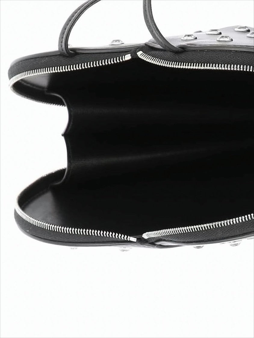 Alaïa Heart-Shaped Shoulder Bag With Silver-Stud Details