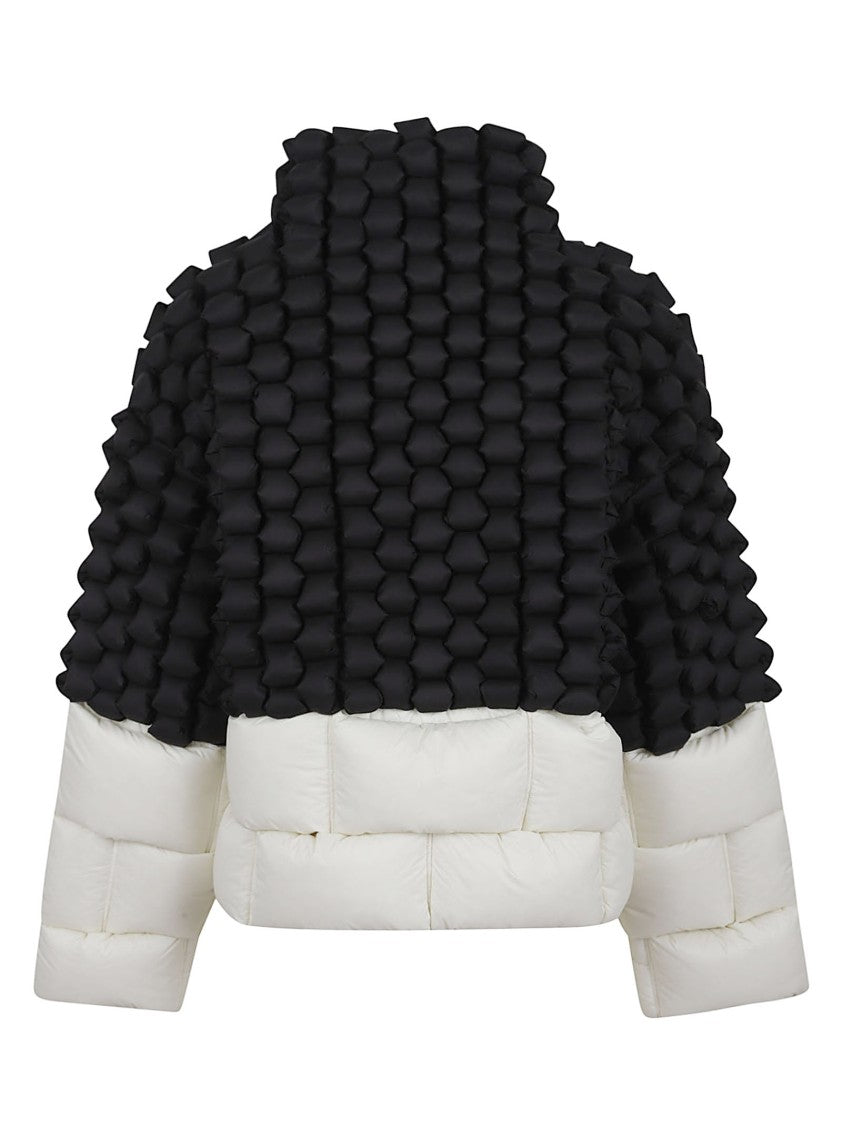 Raxxy Textured Black Nylon Jacket