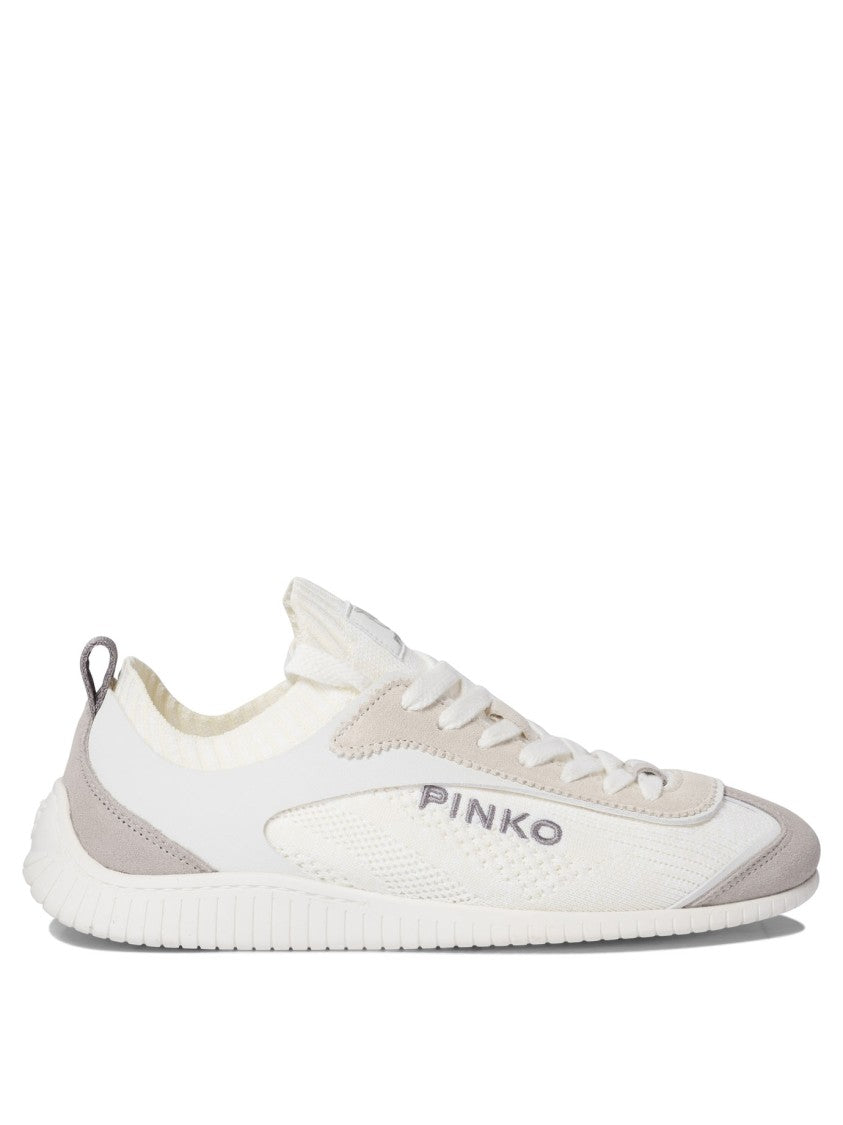 Pinko Versatile Pinko Sneakers Crafted From Microfiber