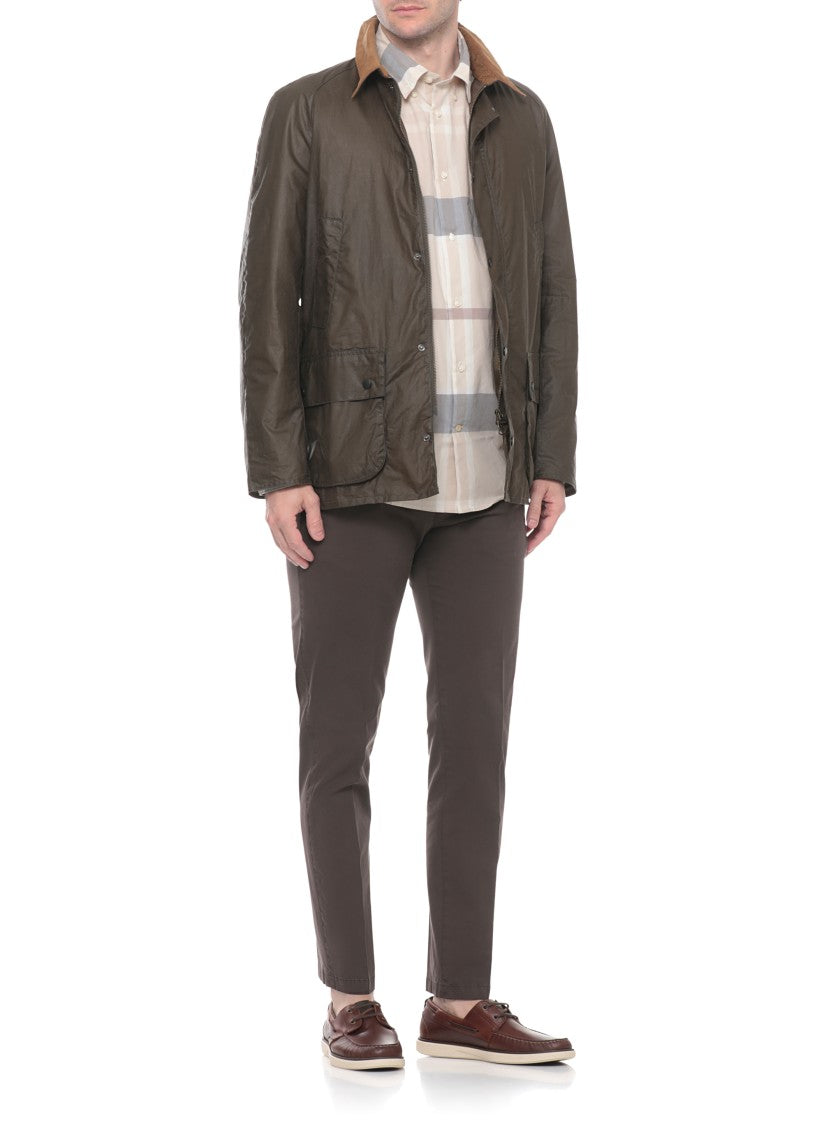 Barbour Ashby Corduroy-Collar Cotton Jacket