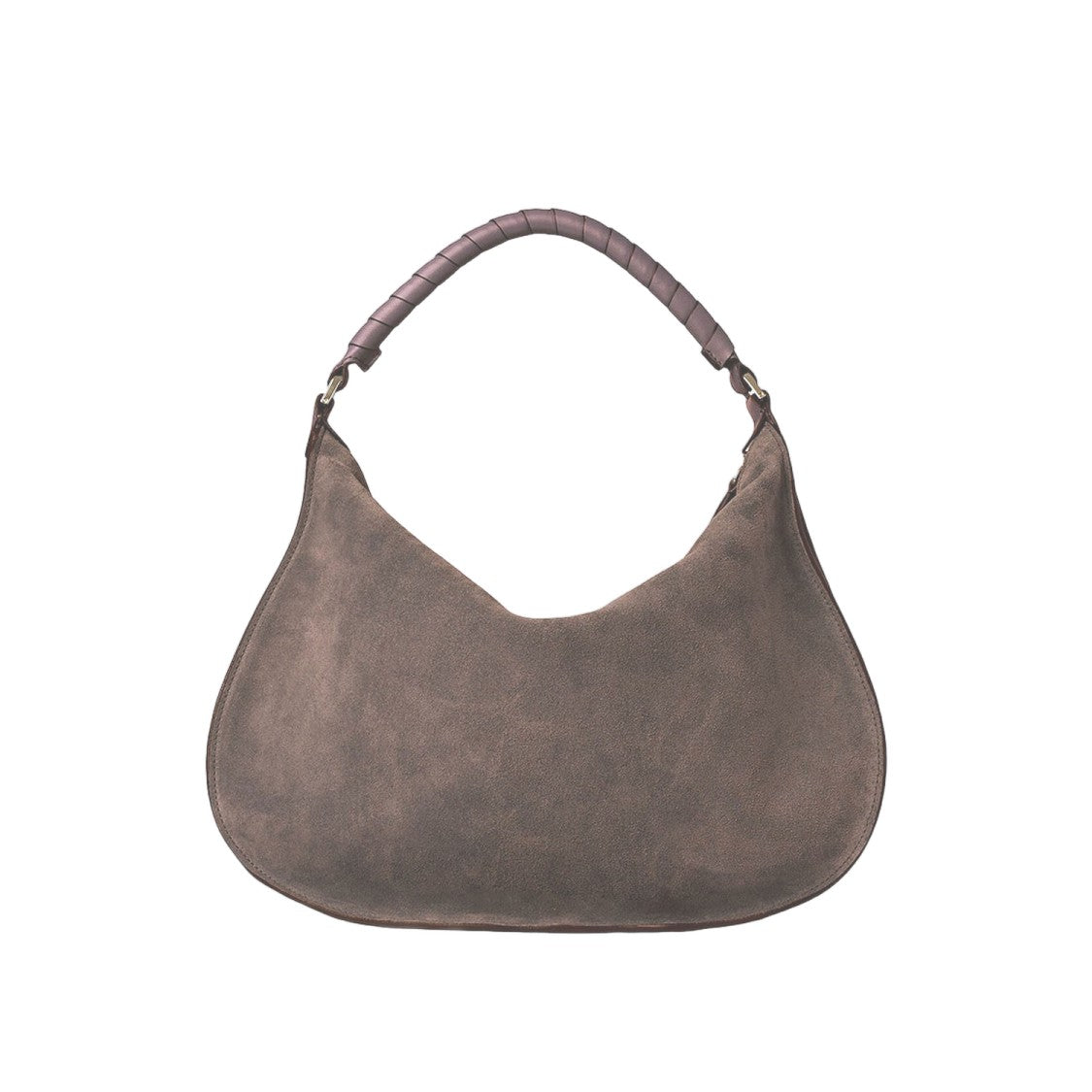 Chloé Suede Crescent Bag With Tassel Accents