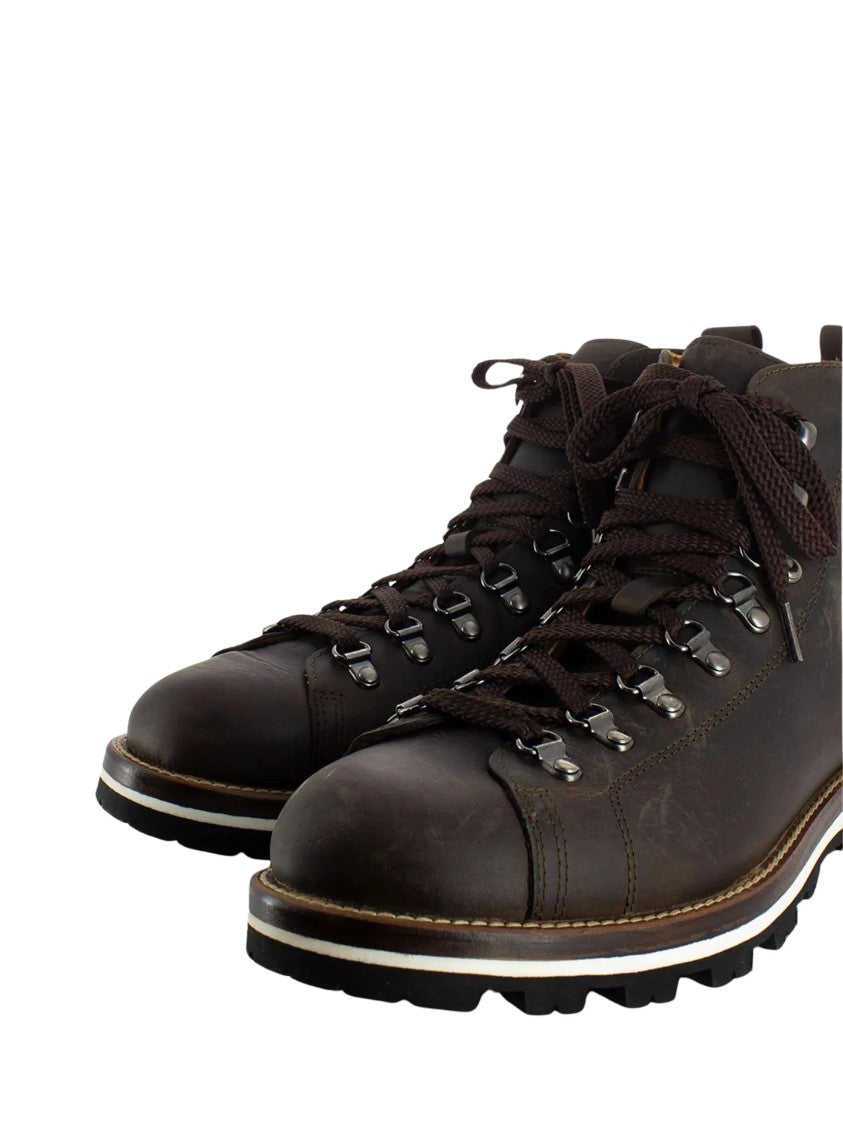 Monpiz Falcade Pedula Leather Ankle Boots