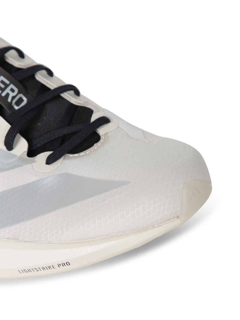 Adidas White Sneakers With Lightweight Fabric Upper