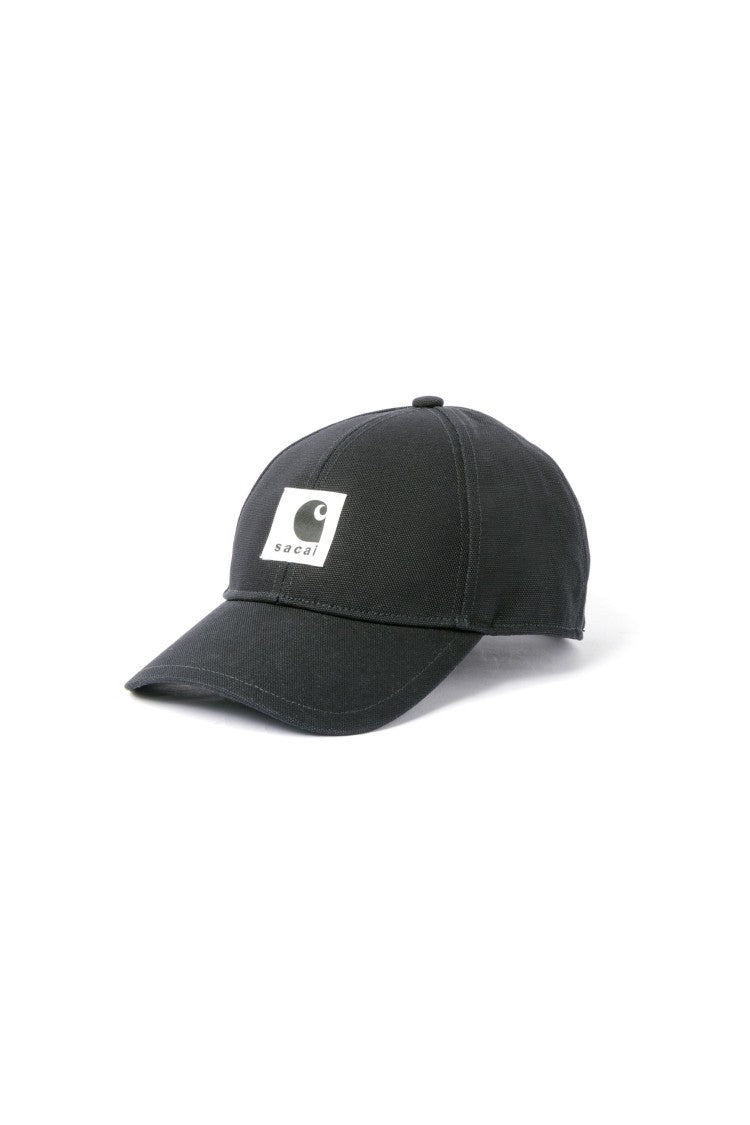 Sacai X Carhartt Wip Durable Black Duck Fabric Cap