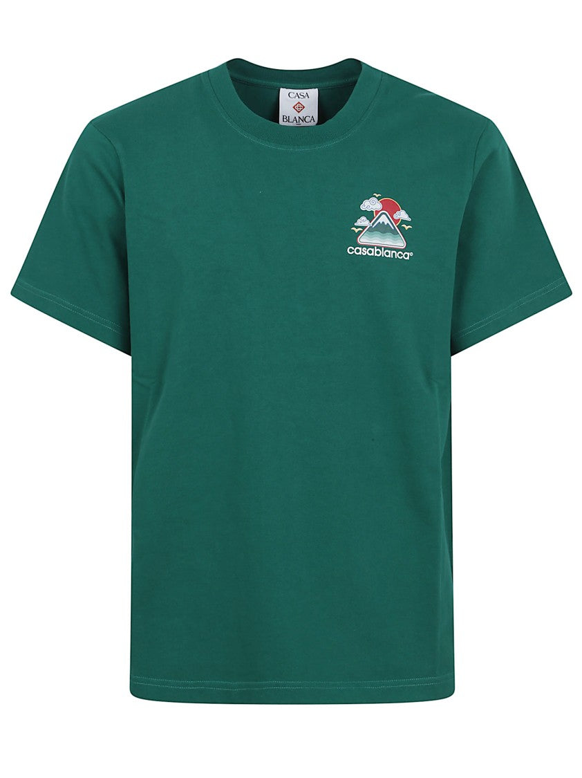 Casablanca Casa Way Mountain Printed T-Shirt