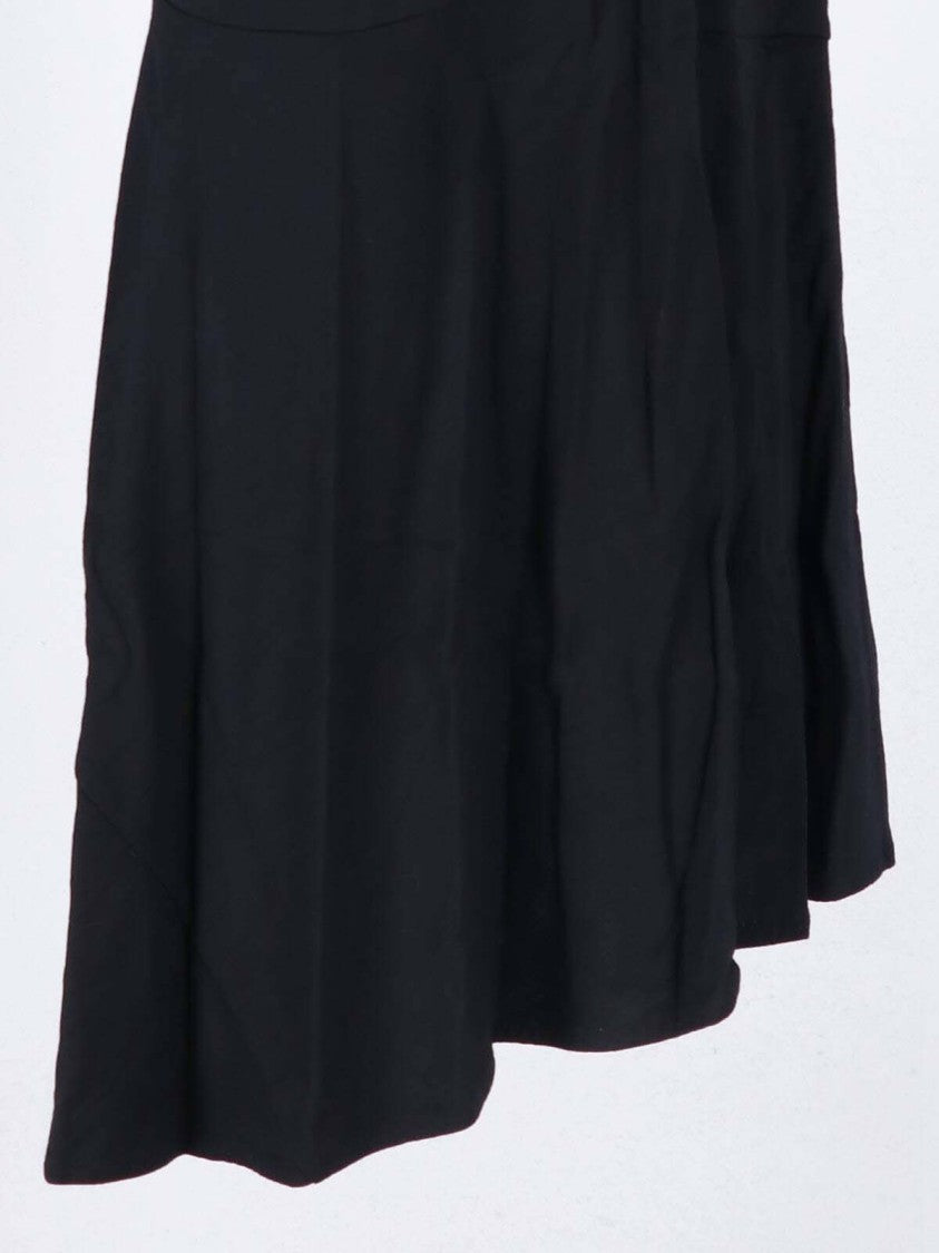 Junya Watanabe High-Waisted Midi Skirt With Textured Hem
