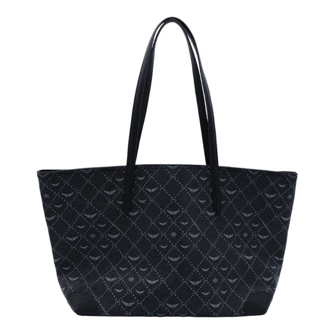 Zadig & Voltaire Textured Tote Bag With Winged Motifs And Stars