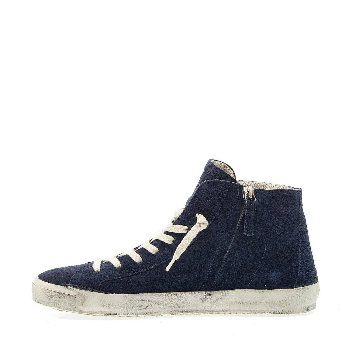 Philippe Model Paris High Blue Suede