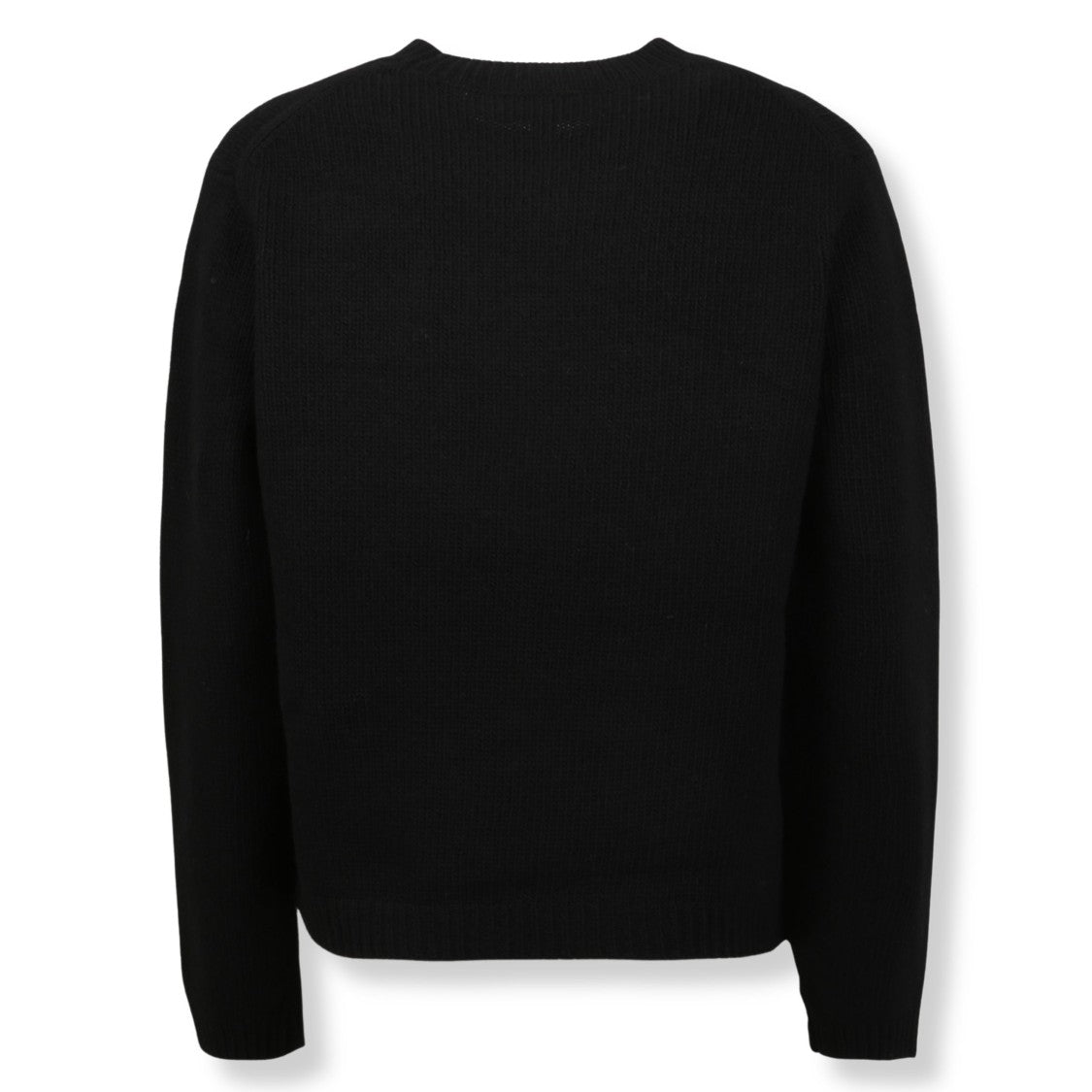 Maison Kitsuné Dressed Fox Intarsia Black Jumper