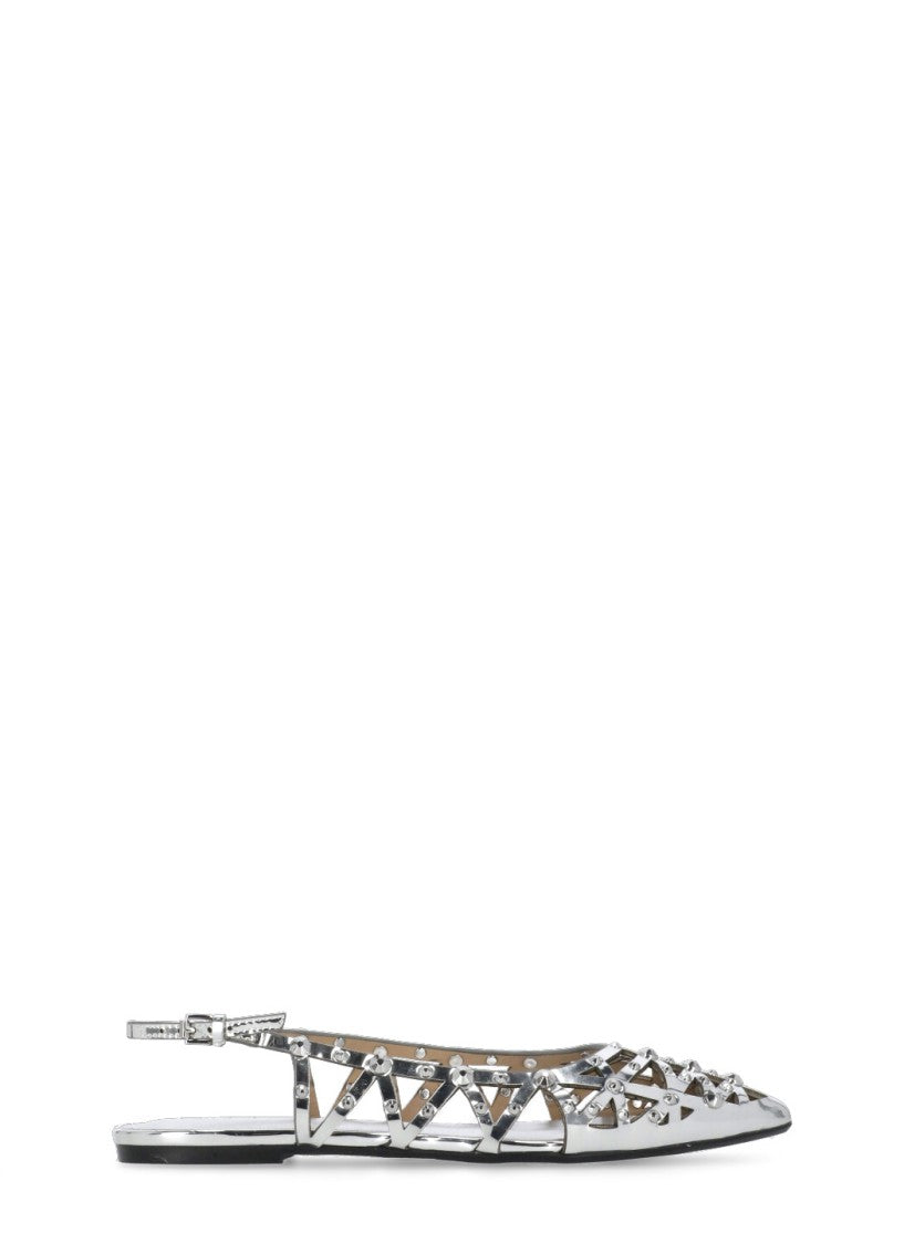 Ash Silver Bazaar Leather Shoes