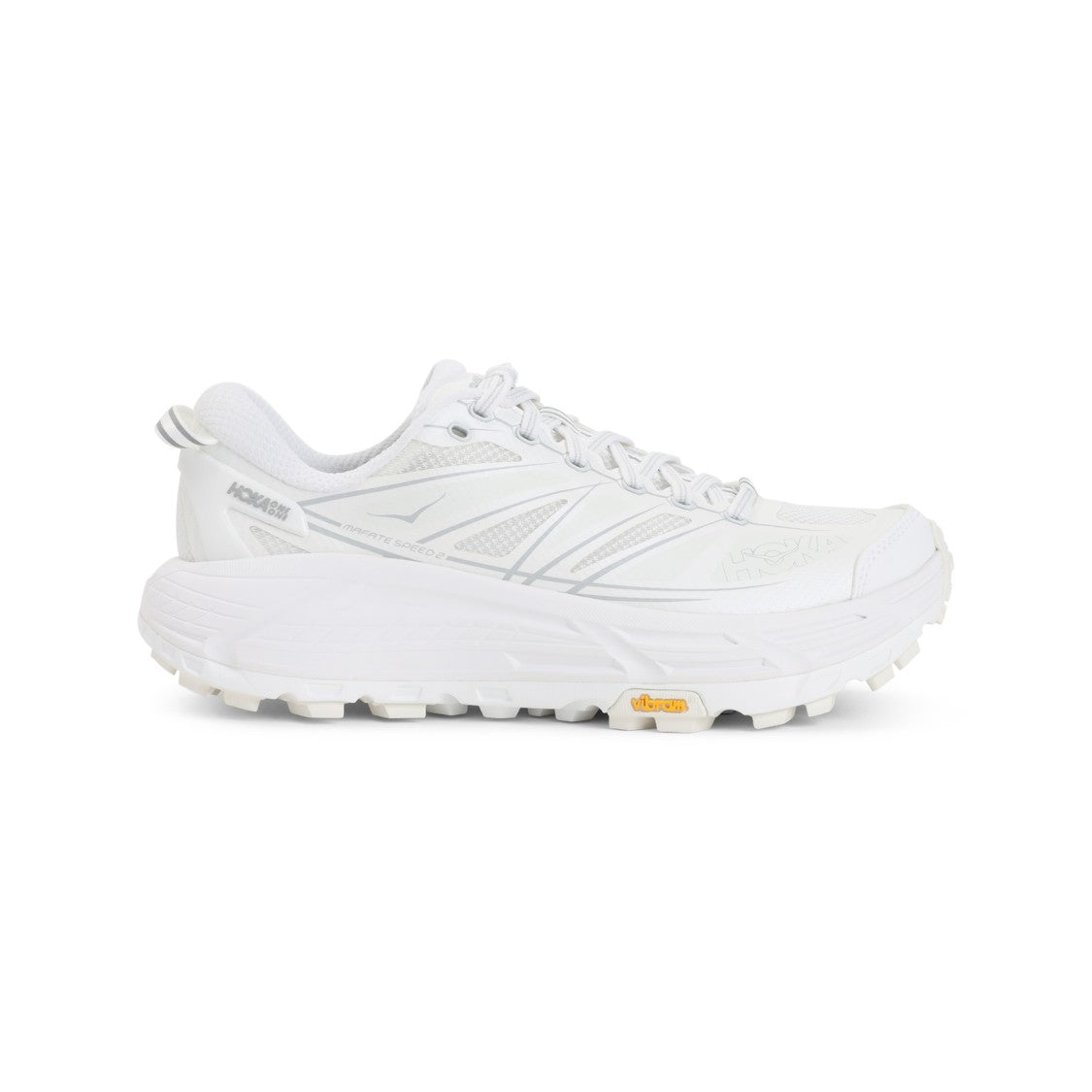 Hoka White Mafate Speed 2 Sneakers