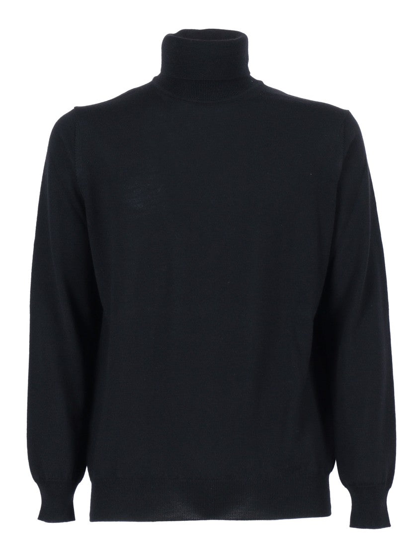 Kangra Cashmere Turtleneck Sweater In Fine-Knit Wool