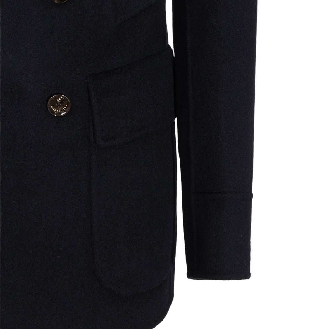 Montecore Double-Breasted Wide Lapel Coat