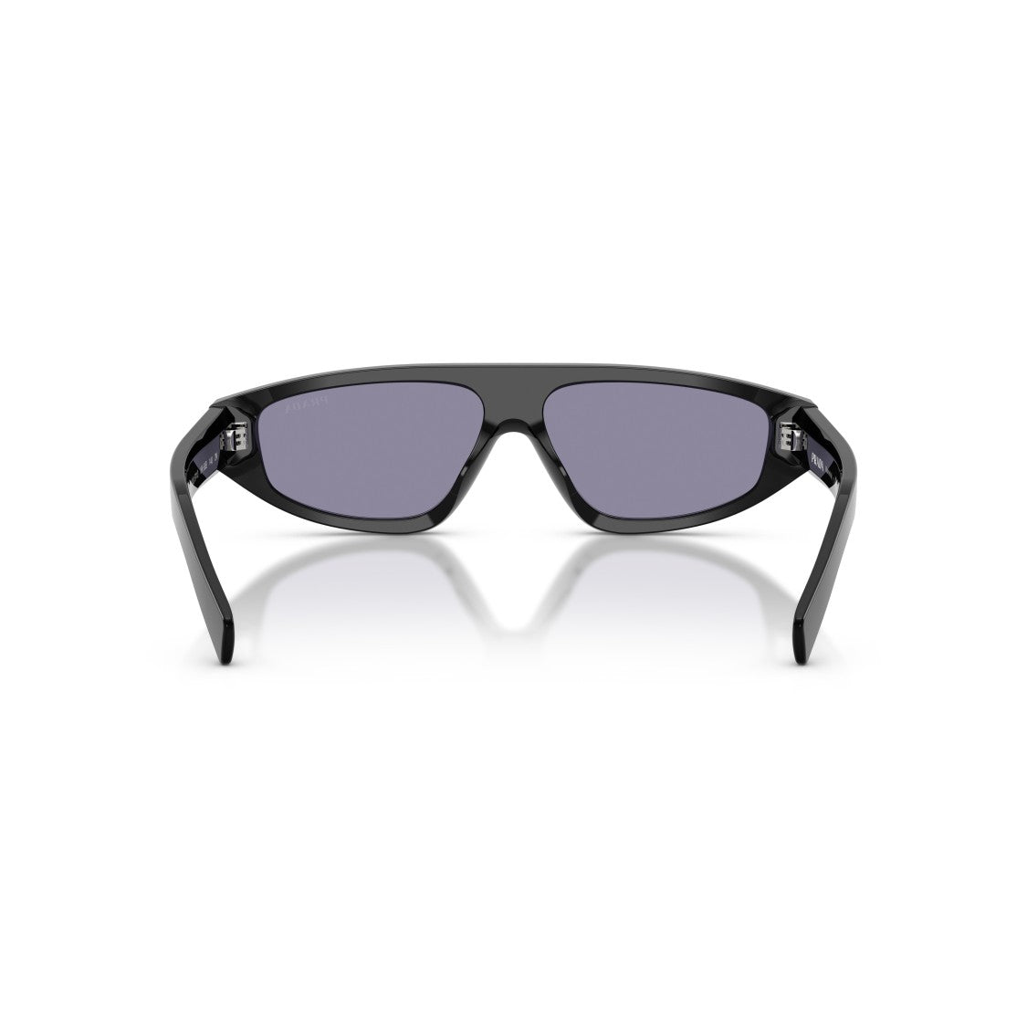 Prada 0Pr C02s Angular Black Acetate Sunglasses