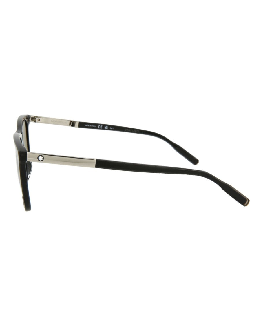 Montblanc Square-Frame Acetate Sunglasses With Polarized Lenses