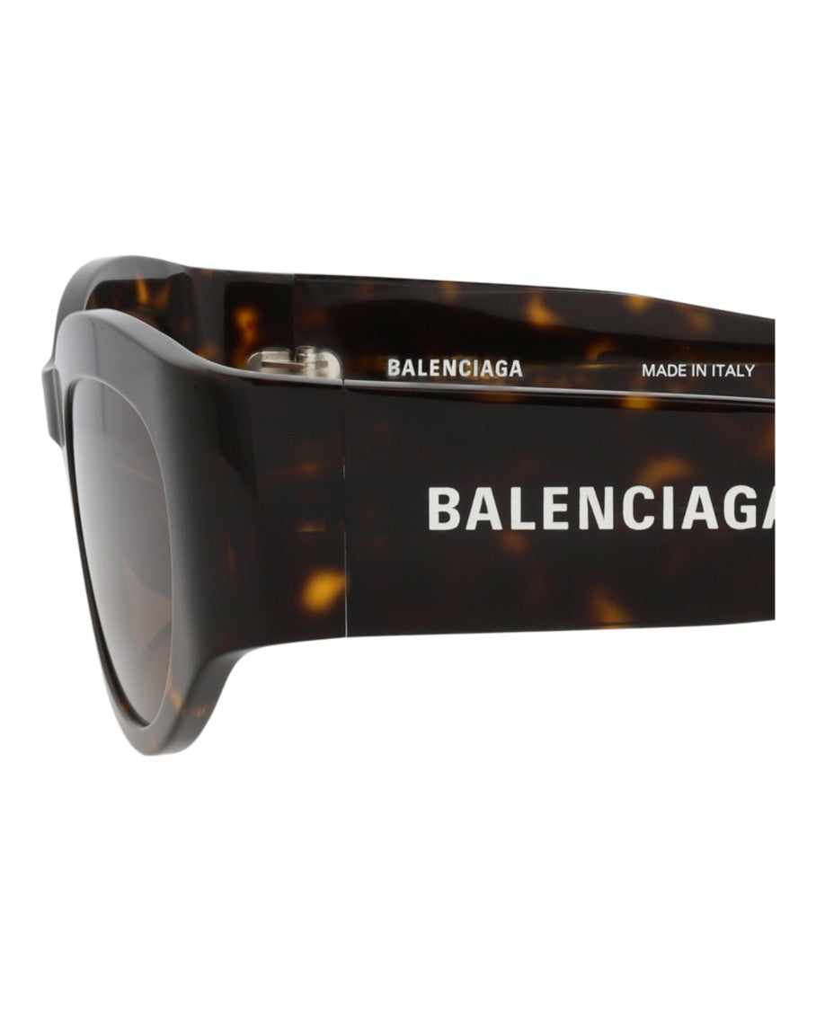 Balenciaga Round-Frame Recycled Acetate Sunglasses