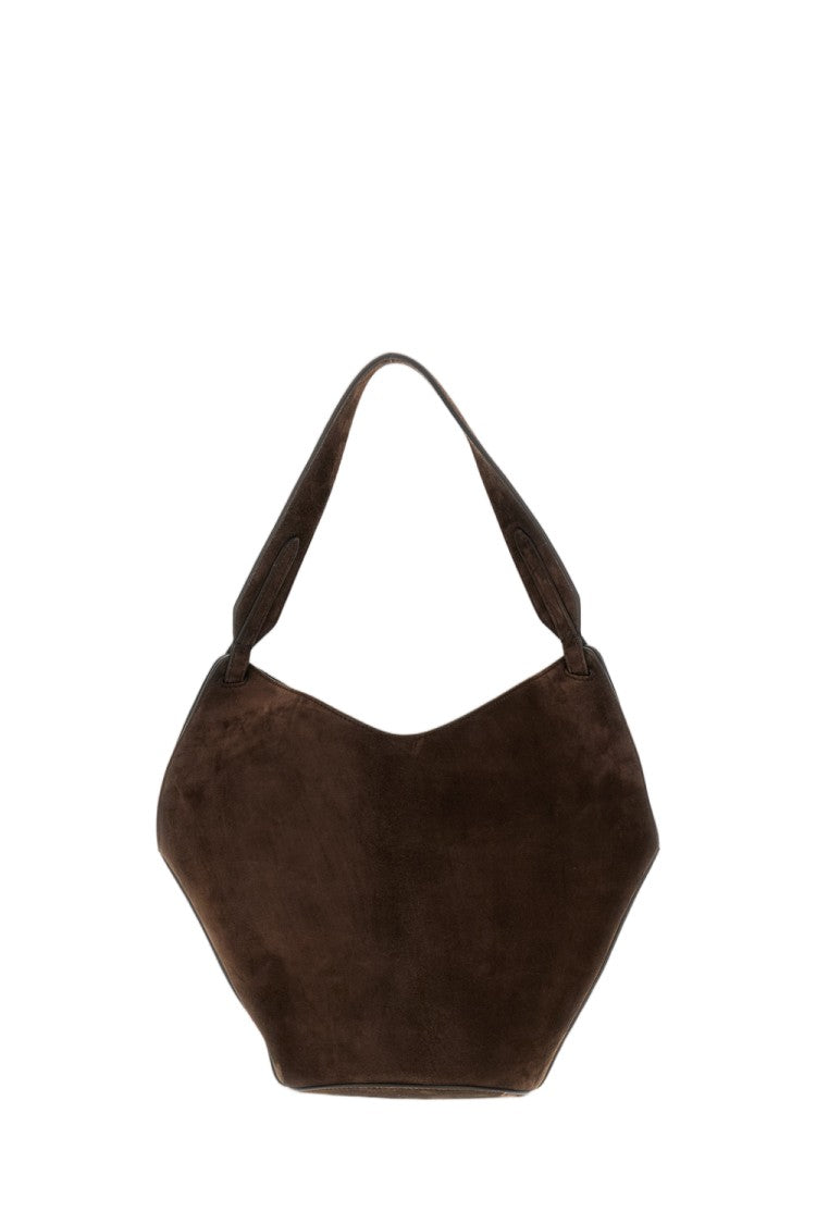 Khaite Mini Tote Bag With Scarf Effect And Jewel Closure