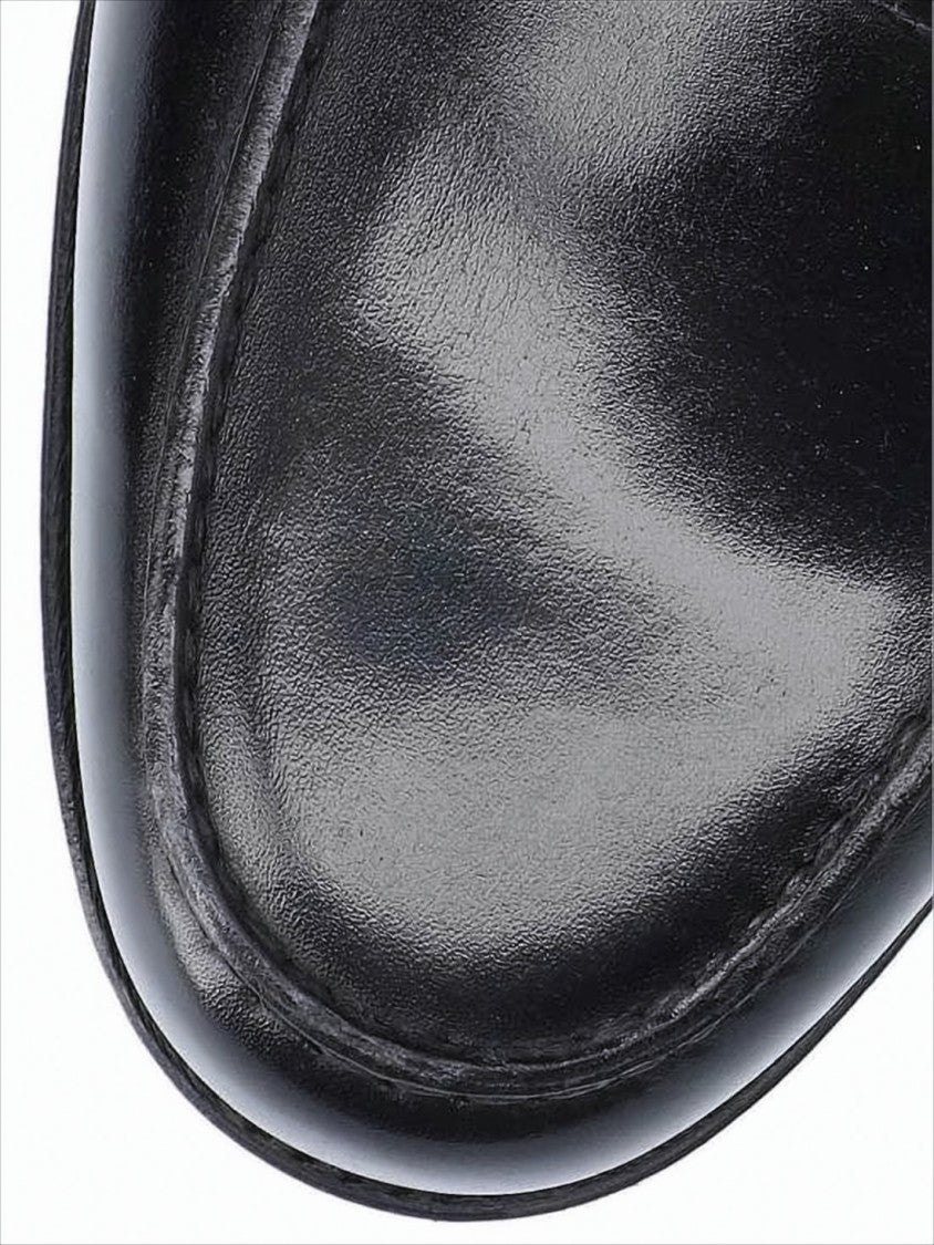 John Lobb Polished Leather Loafer