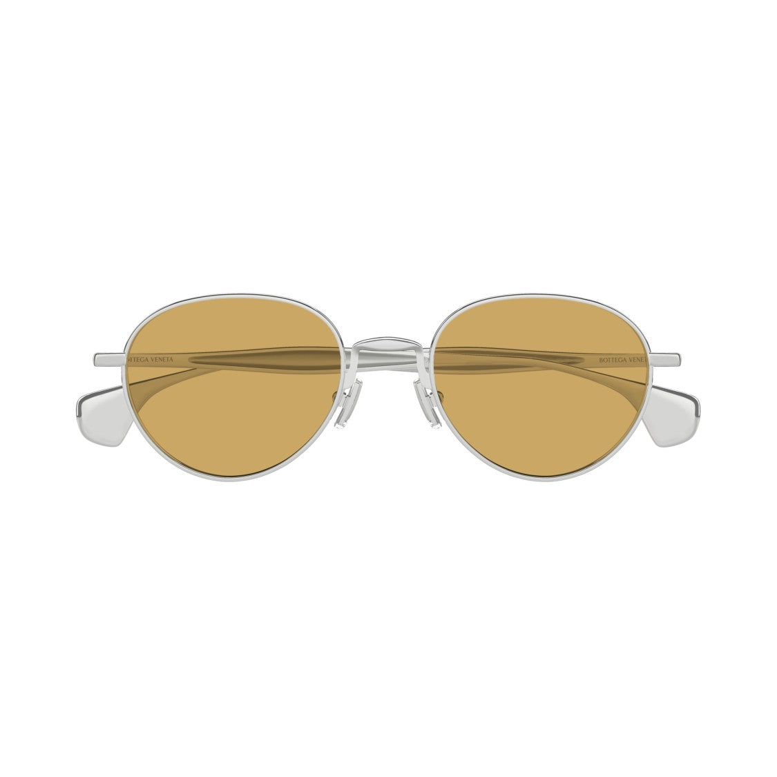 Bottega Veneta Bv1396s Thin Silver Metal Frame Sunglasses