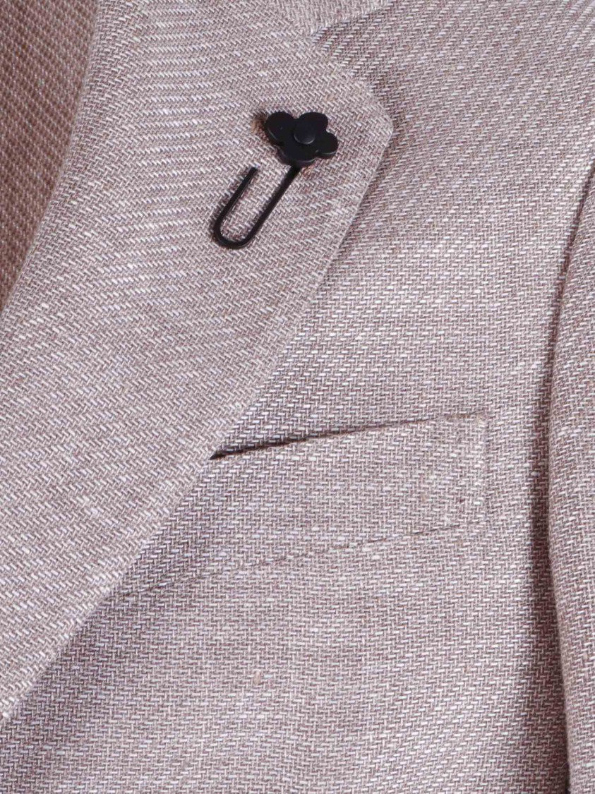 Lardini Textured Weave Floral Blazer