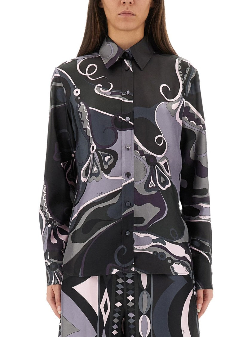 Pucci Orchid Print Shirt