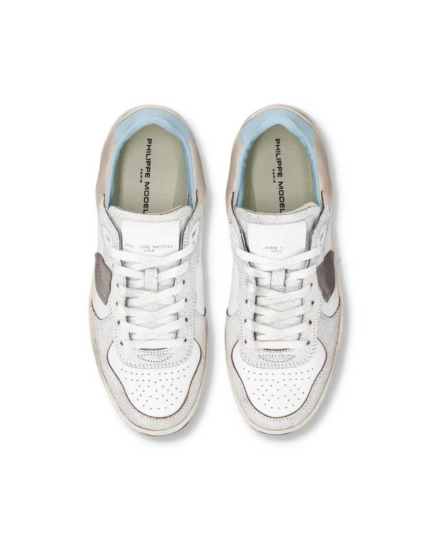 Philippe Model Pgal Sneakers – White/Sky Blue