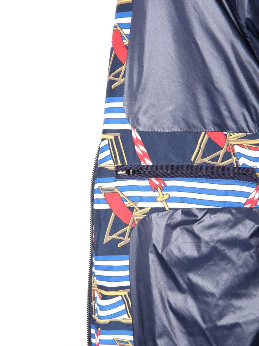 Dolce & Gabbana Navy Blue Bomber Jacket