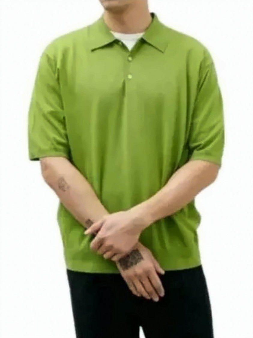 Auralee Relaxed-Fit Short-Sleeved Polo Shirt