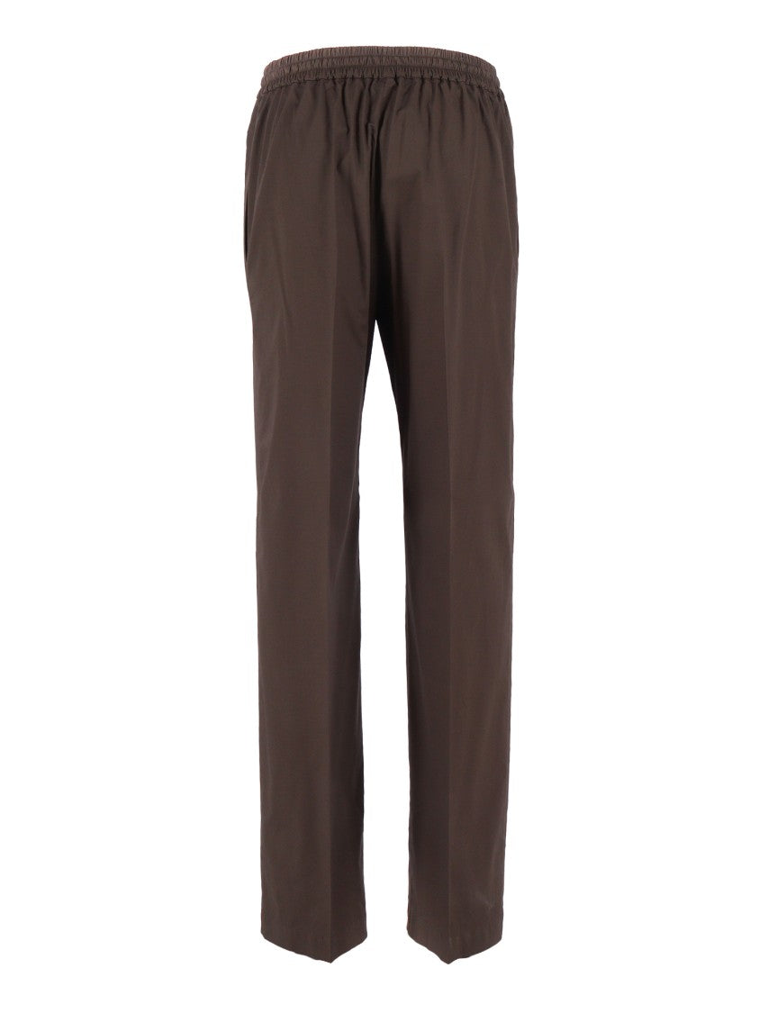 Fay Easy Pant Drawstring Straight-Leg Pants