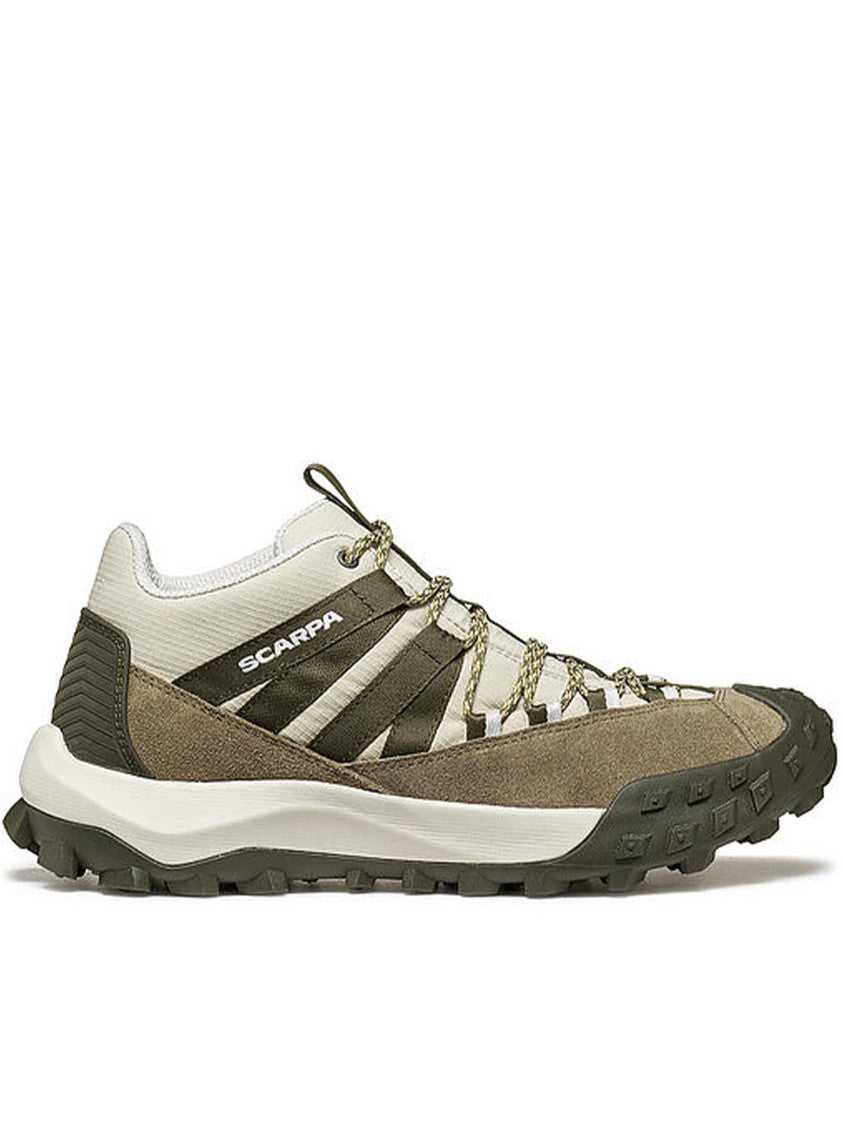 Scarpa Olive Rove Suede Versatile Sport Sneakers