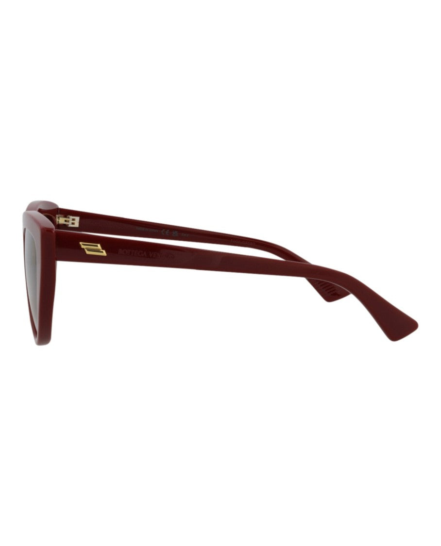 Bottega Veneta Cat Eye-Frame Acetate Sunglasses With Saddle Nose Bridge