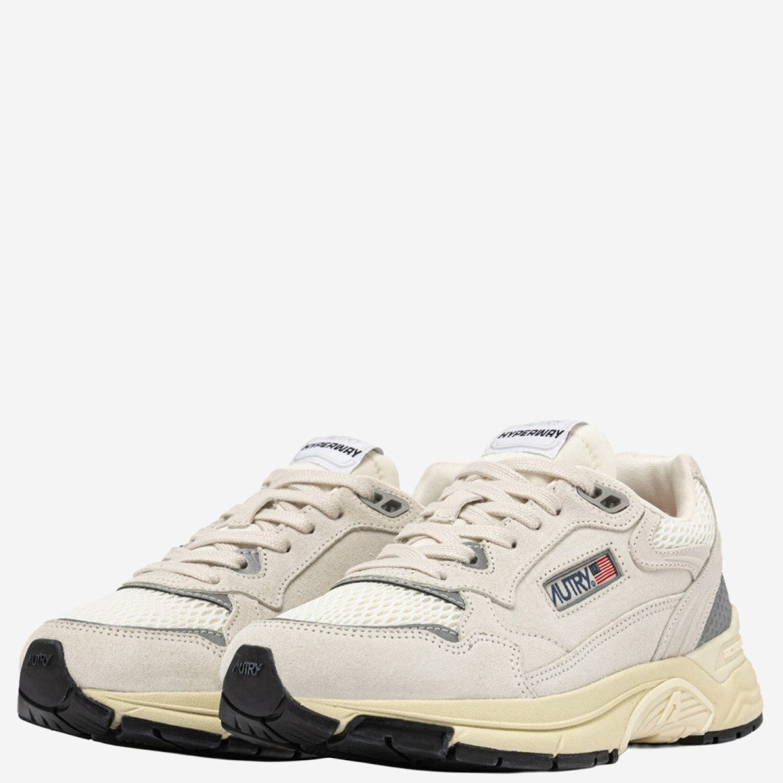 Autry Leather And Mesh Hyperway Sneakers