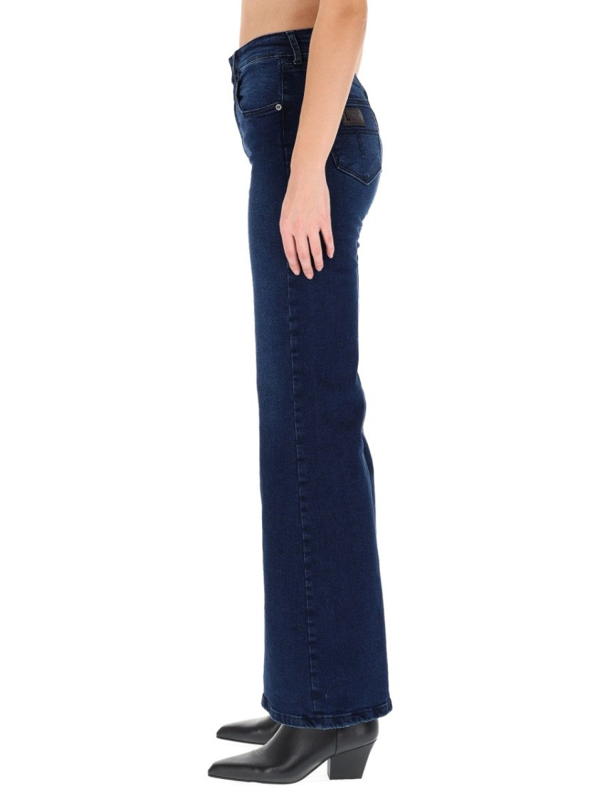 Lois High-Waisted Flared Jeans With Classic Five-Pocket Styling