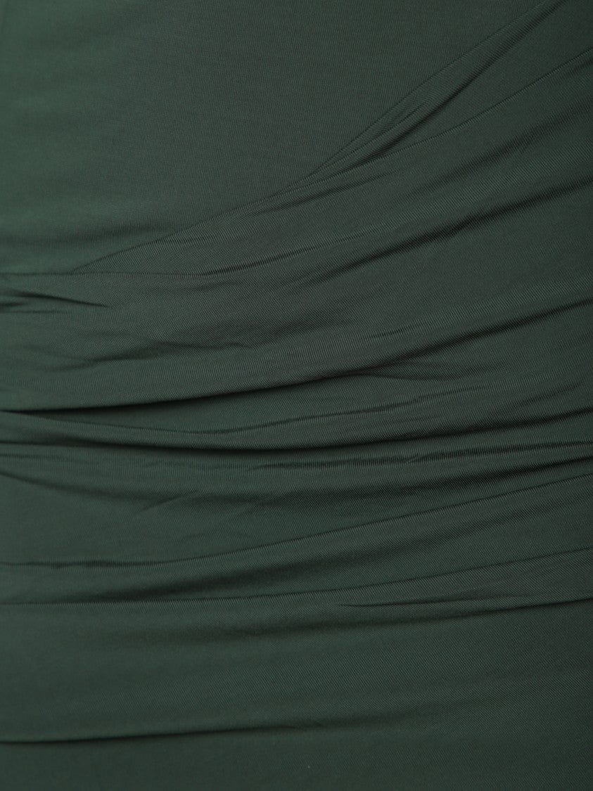 Jacquemus Green Dress With Wrap Design