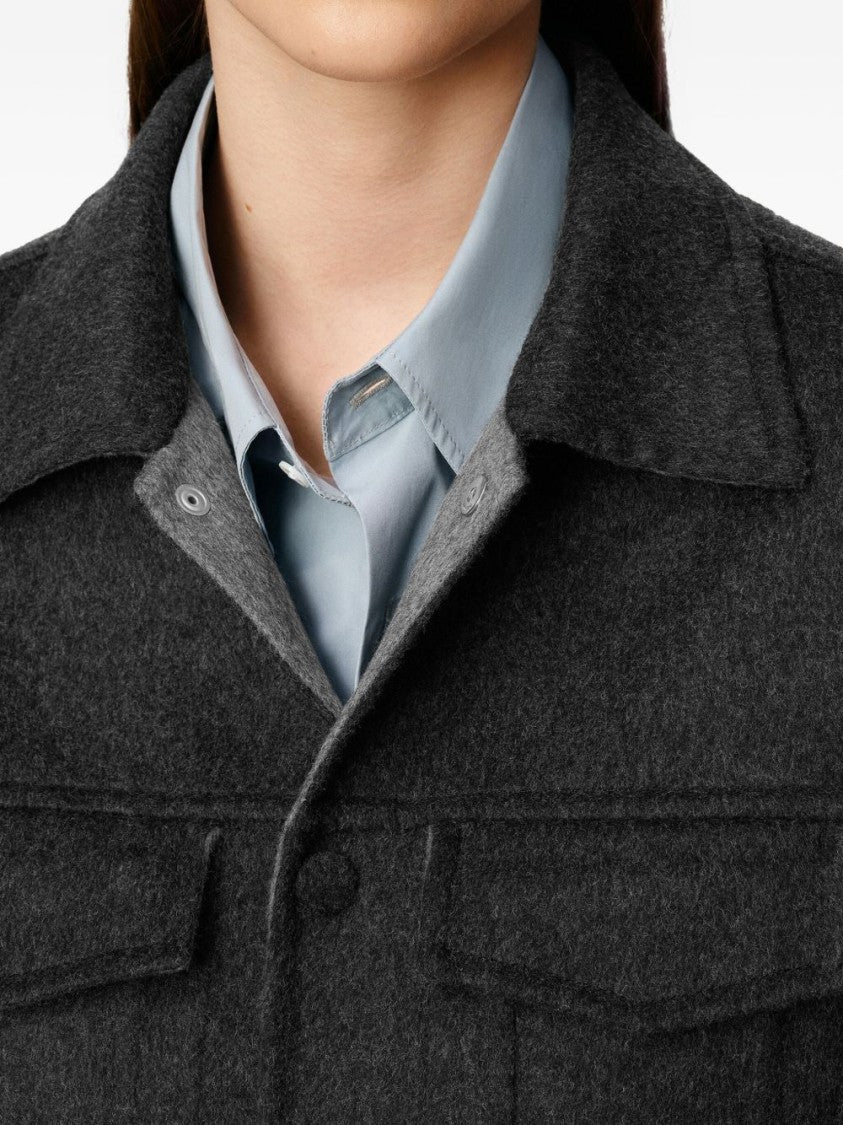 Ami Paris Structured Dark Grey Jacket