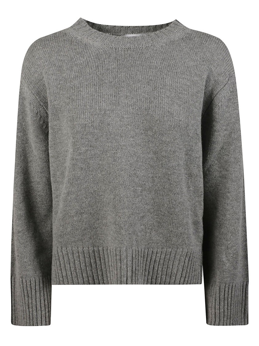 Edoardo Gori Cashmere F 5 Soft Knit Wool-Cashmere Crew Neck Sweater