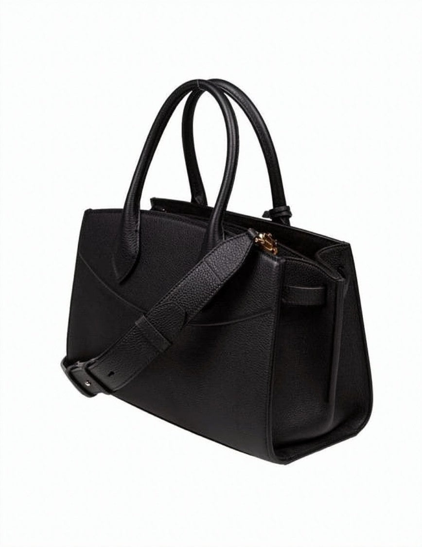 Salvatore Ferragamo Textured Calf Leather Shoulder Bag