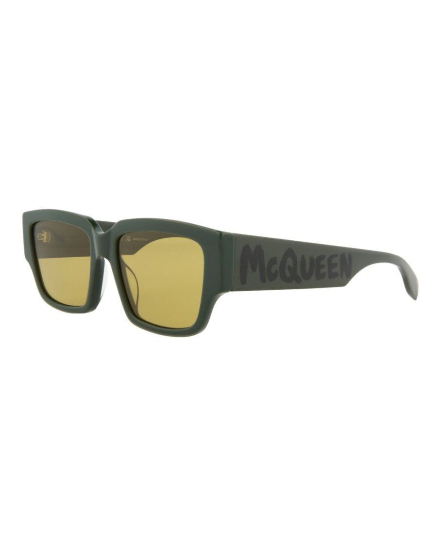 Alexander Mcqueen Square/Rectangle-Frame Acetate Sunglasses