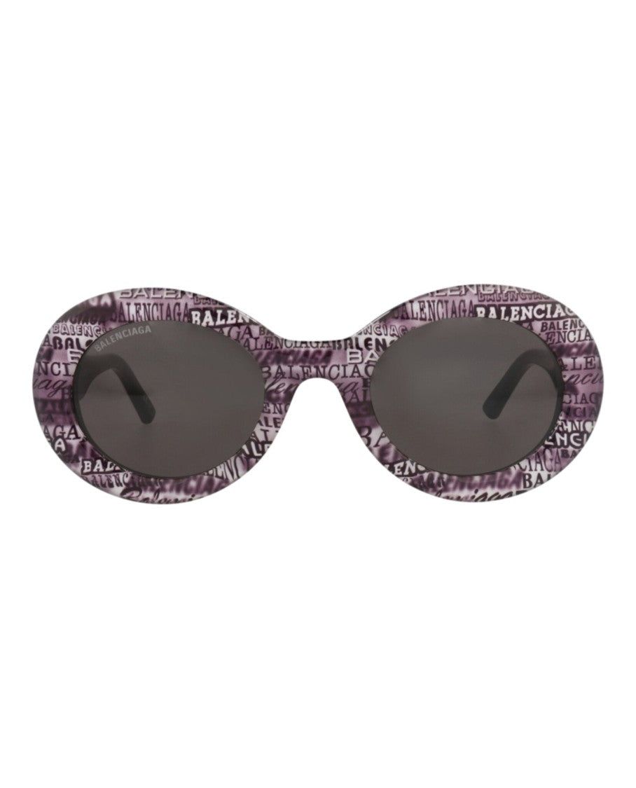 Balenciaga Round-Frame Acetate Sunglasses